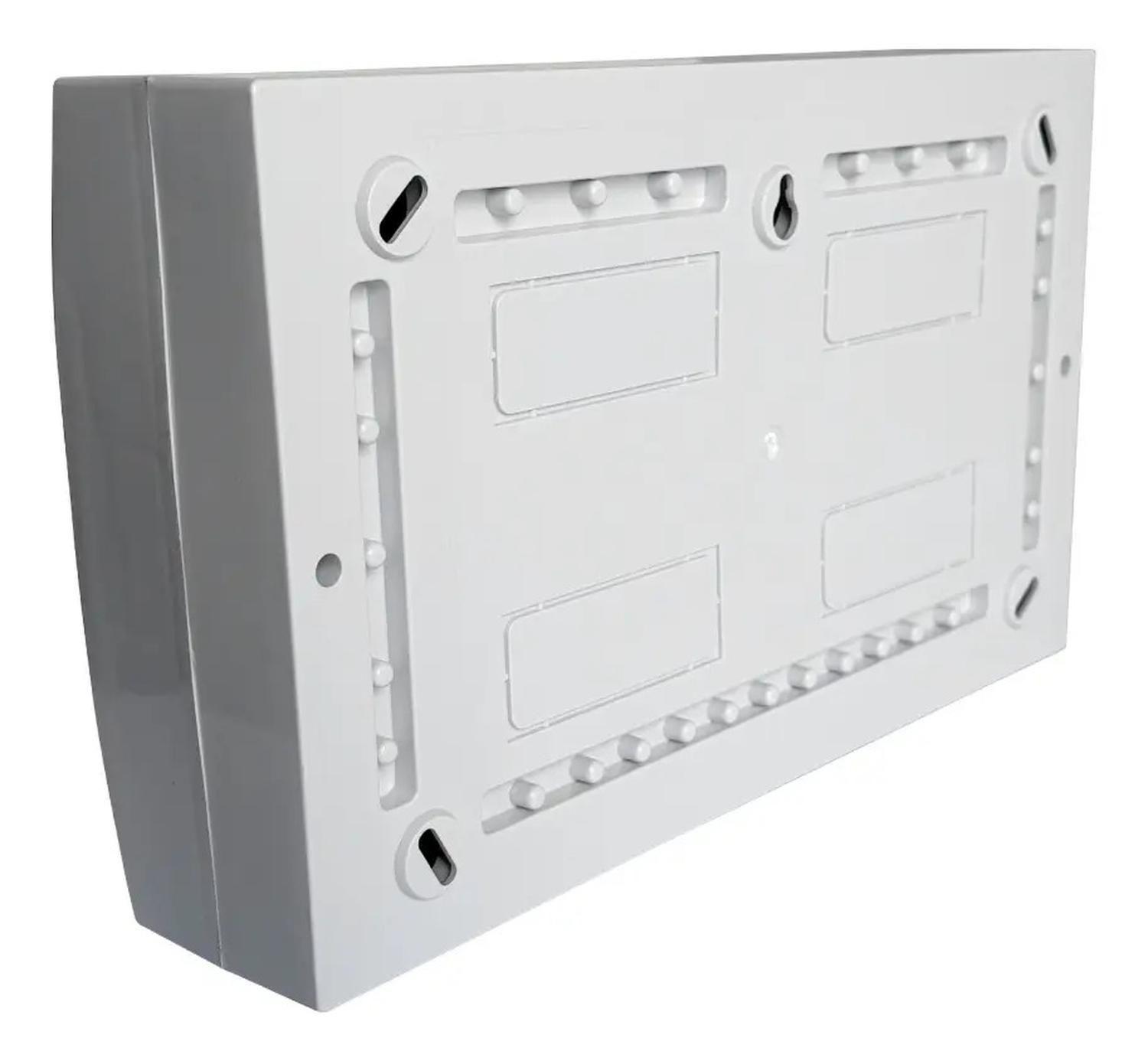 Tablero Eléctrico Sobreponer Drl 18 Modulos Tapa Clara Sec-3
