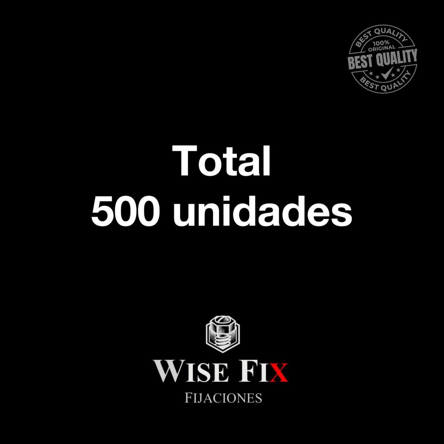 5 Caja Tornillo Volcanit Wisefix P/fina Zincado 8x2 1/2 500u-5