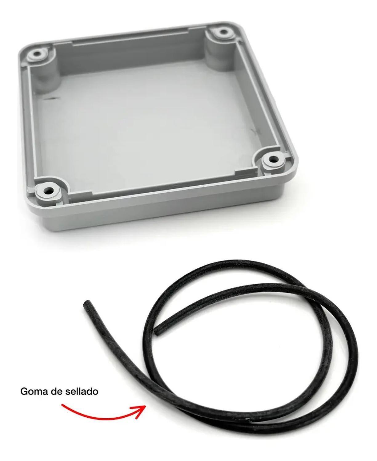 Pack 6 Caja Estanca Derivación Ip40 100x100x70mm Conos Sec Gris-3
