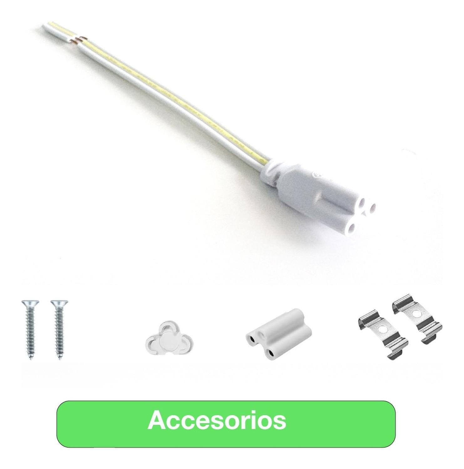Canoa Regleta Led 9w T5 60cm Interruptor On/off 6500k-4