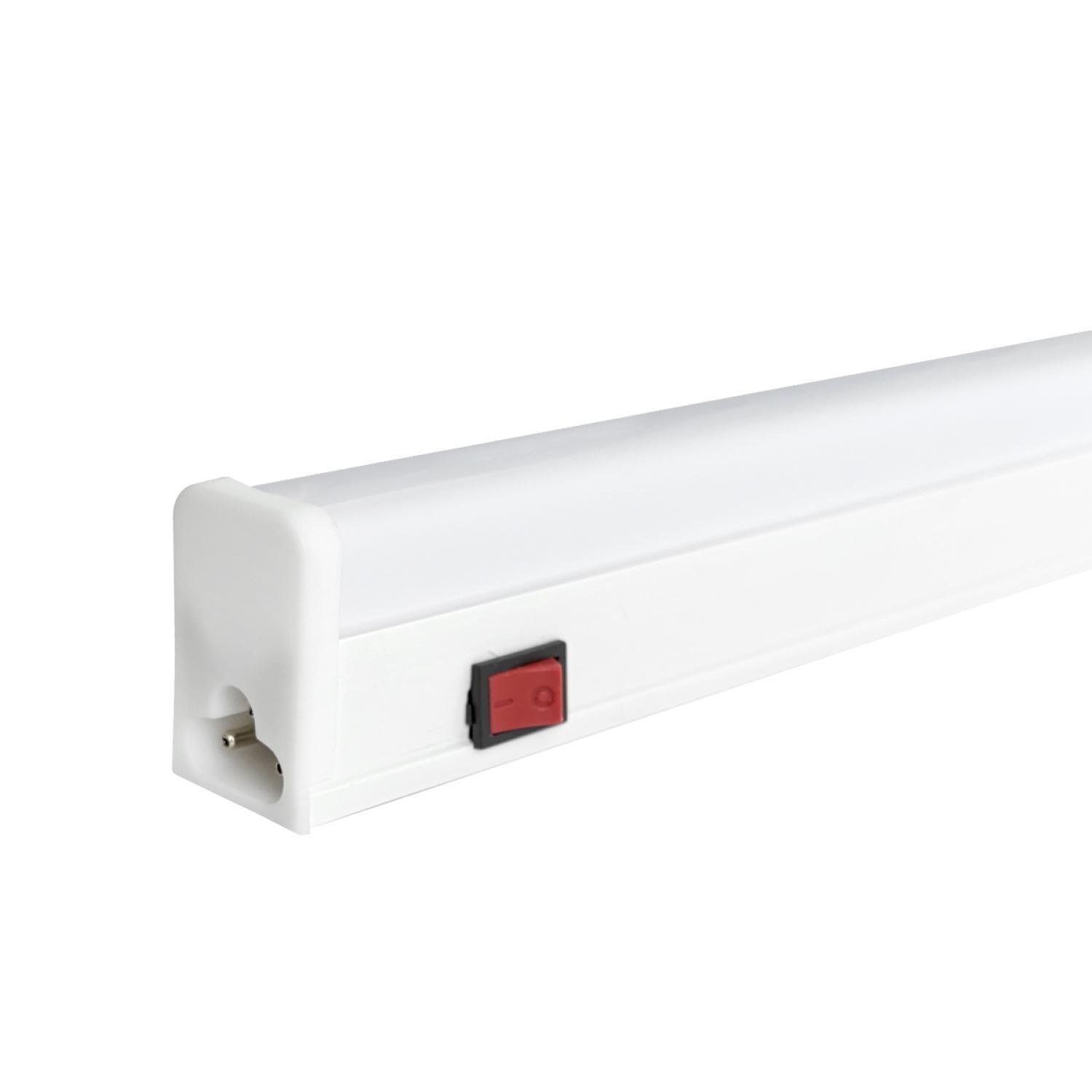 Canoa Regleta Led 9w T5 60cm Interruptor On/off 6500k-0