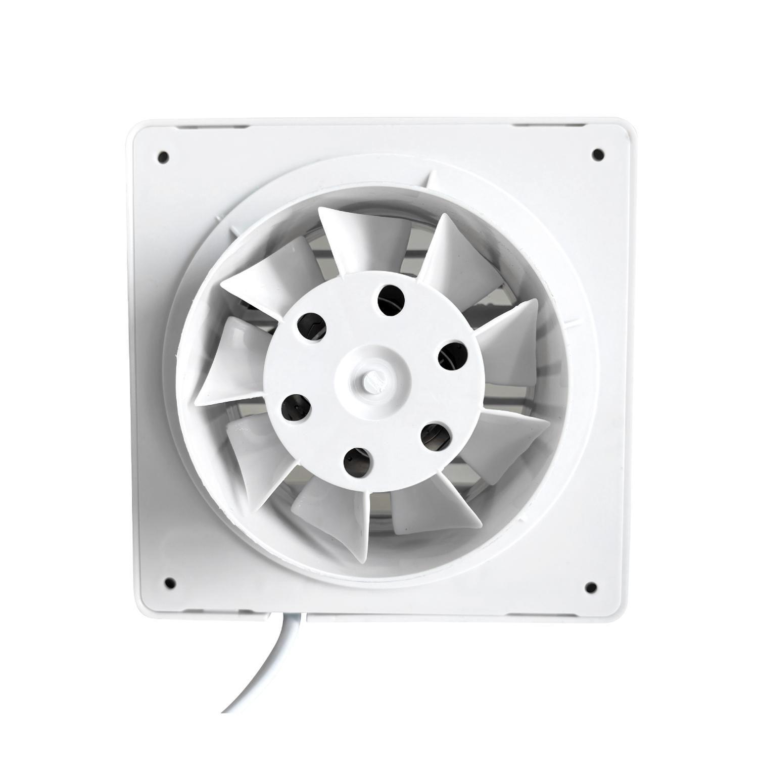 Extractor Ventilador Aire Baño Cocina 4 Pulgada Certificado Color Blanco-6