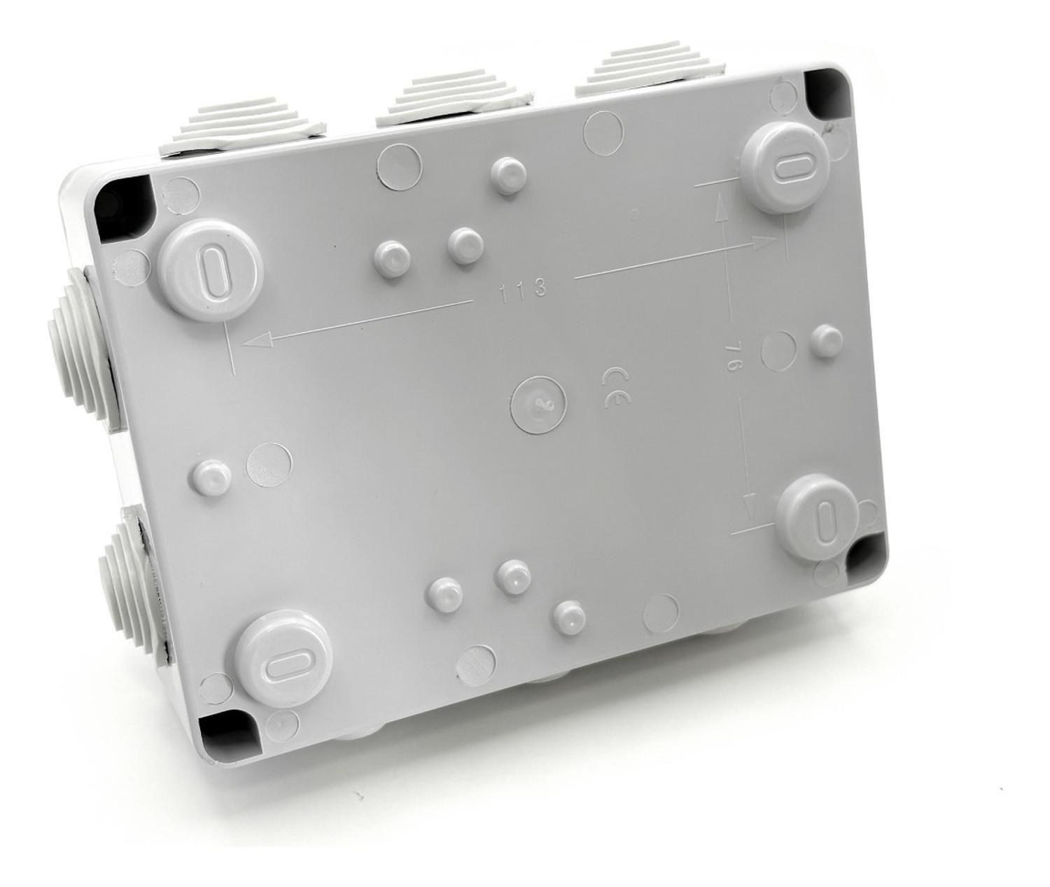 Pack 6 Caja Estanca Derivación Ip40 150x110x70mm Conos Sec Gris-2
