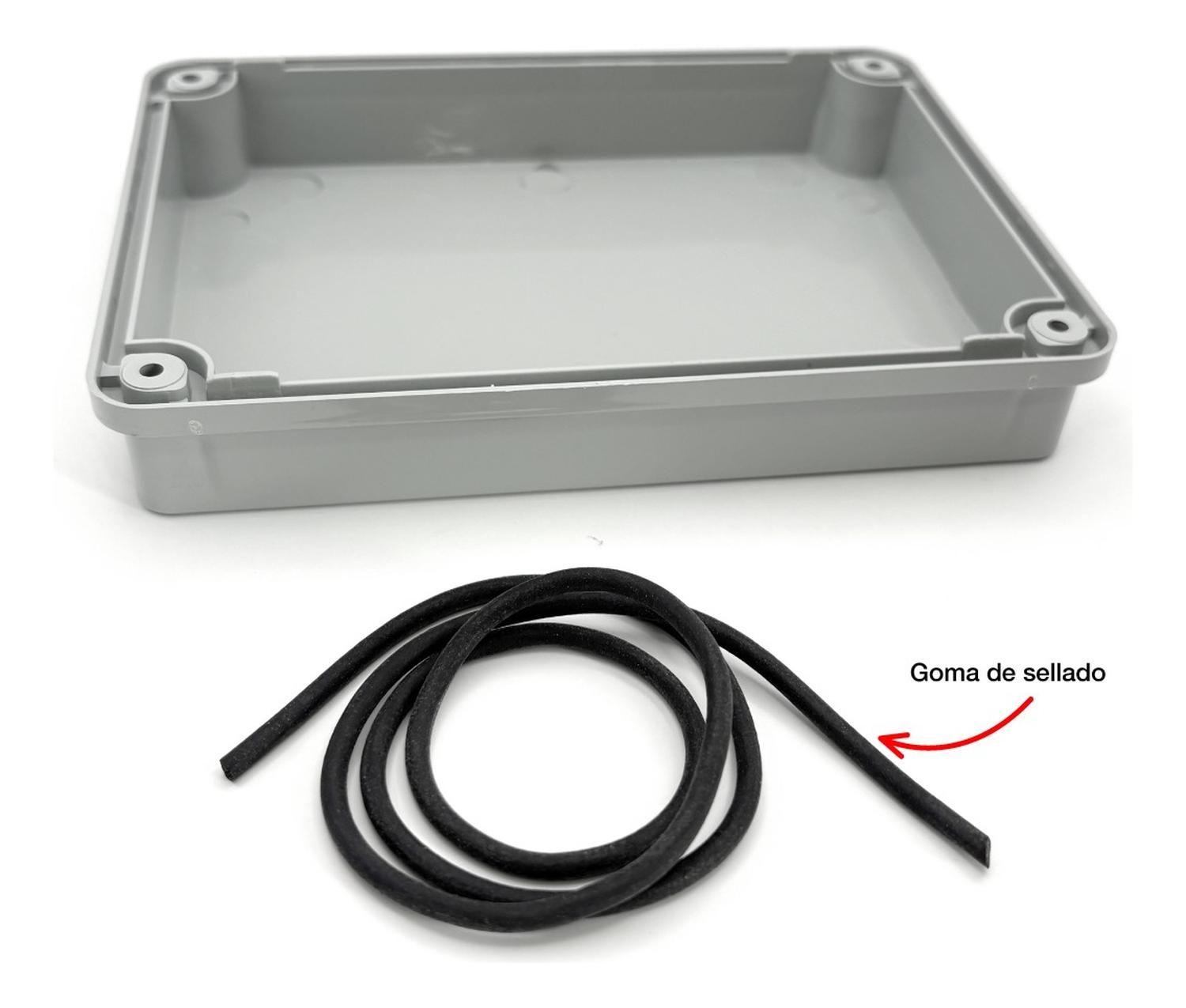 Pack 6 Caja Estanca Derivación Ip40 150x110x70mm Conos Sec Gris-3