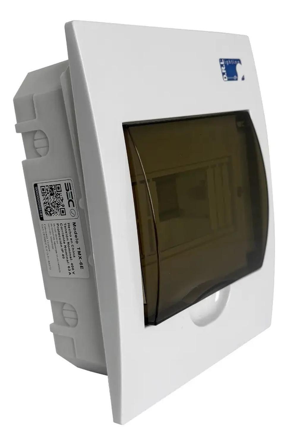 Tablero Eléctrico Embutido Drl 6 Modulos Tapa Clara Sec-2