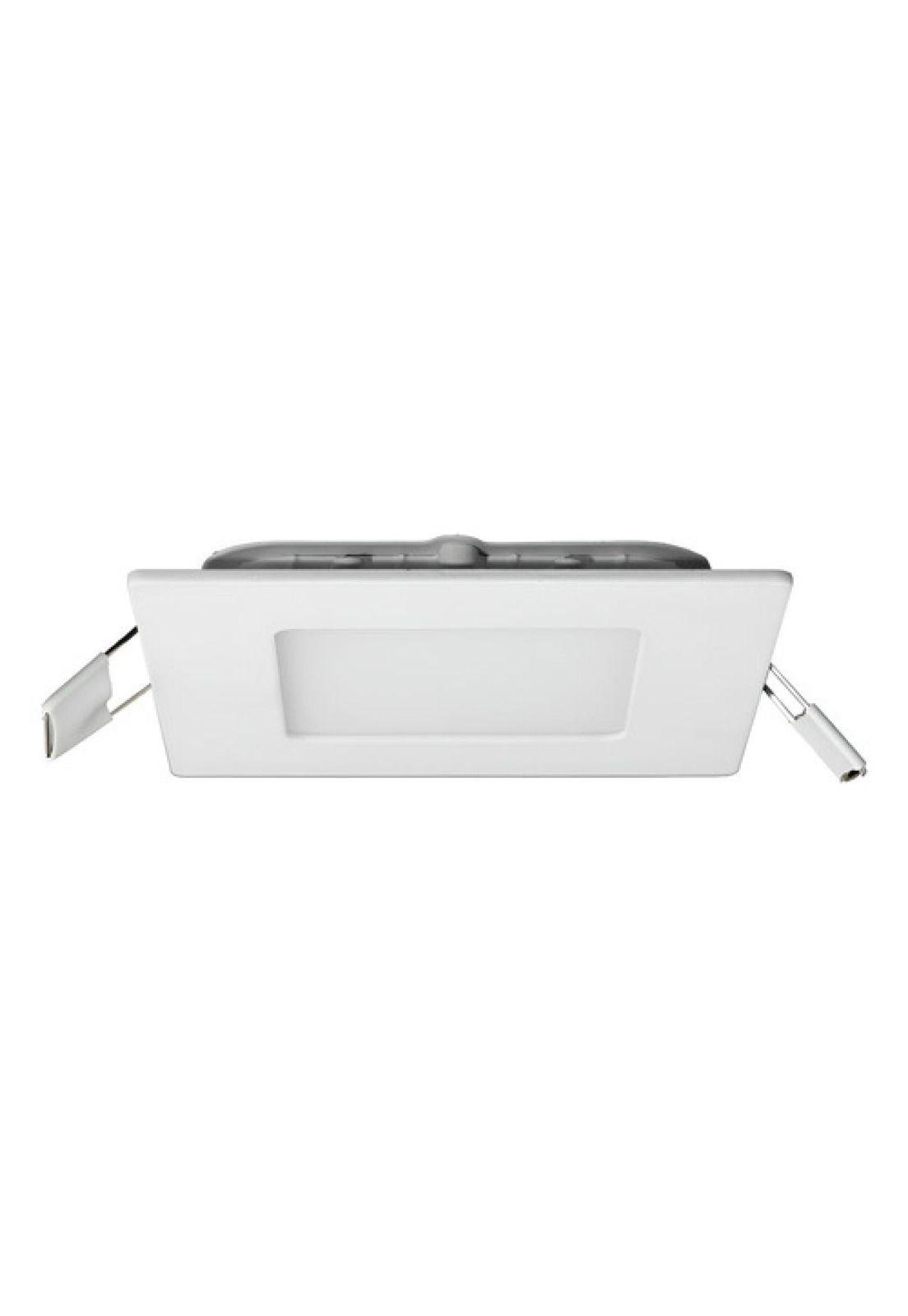 Panel Led Foco Plafón Empotrado Cuadrado 6w 12cm Luz Fría Blanco-4
