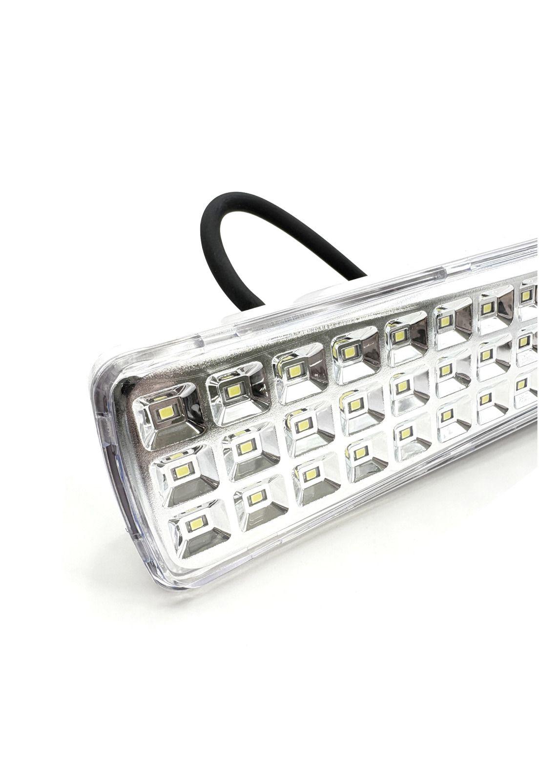 Lámpara Emergencia Led 5w Batería Recargable 60led 400lm Blanco-2