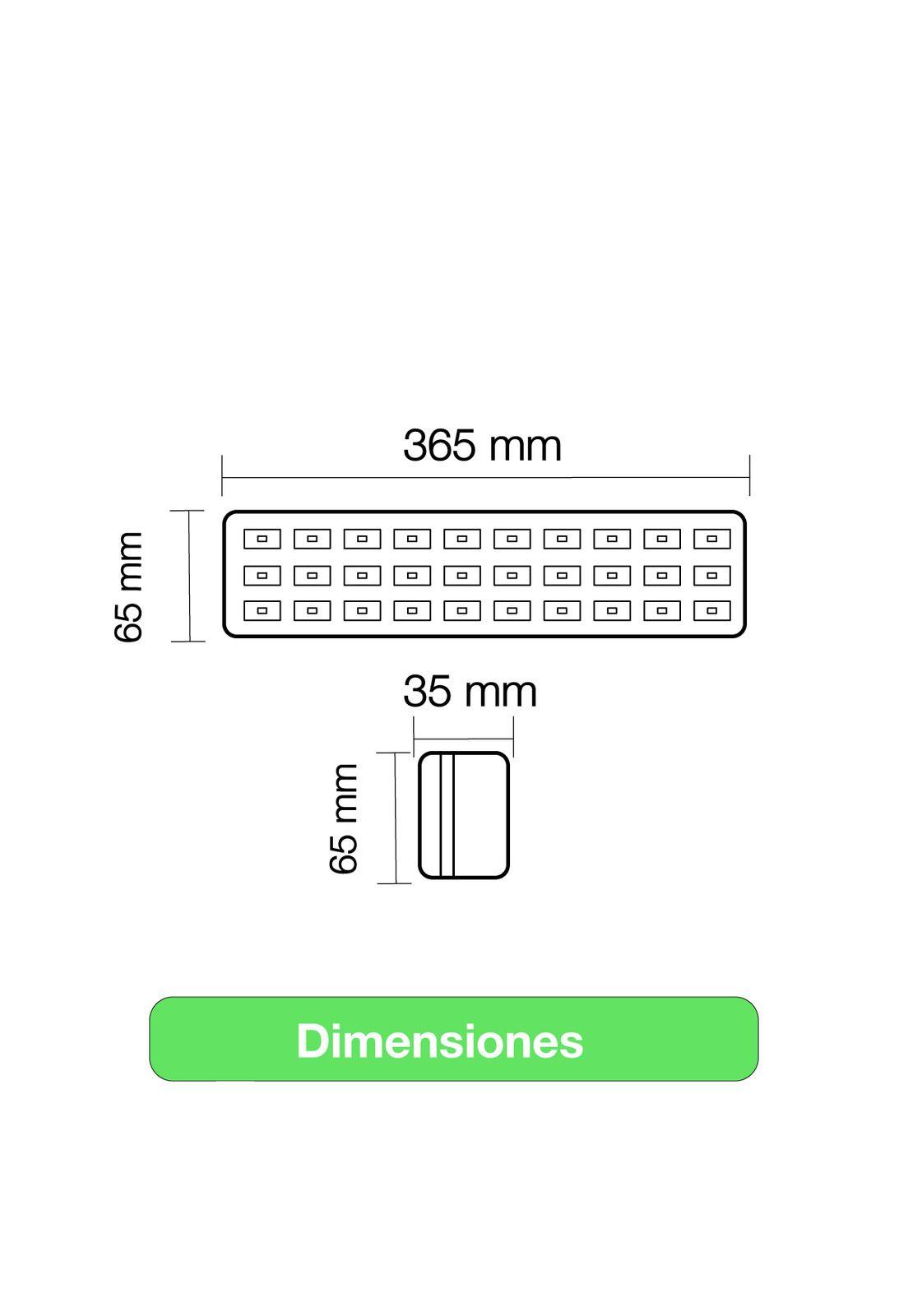 Lámpara Emergencia Led 5w Batería Recargable 60led 400lm Blanco-6