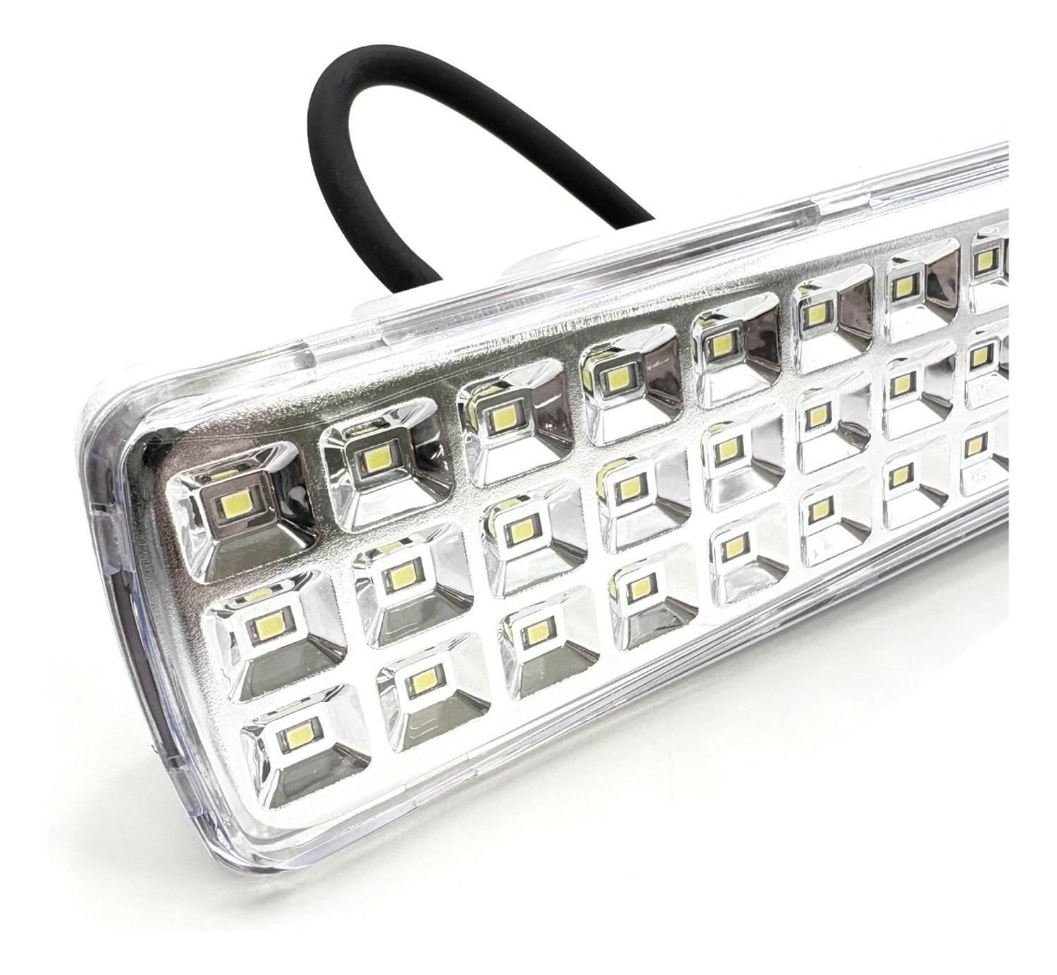 Lámpara Emergencia Led 5w Batería Recargable 60led 400lm Blanco-2