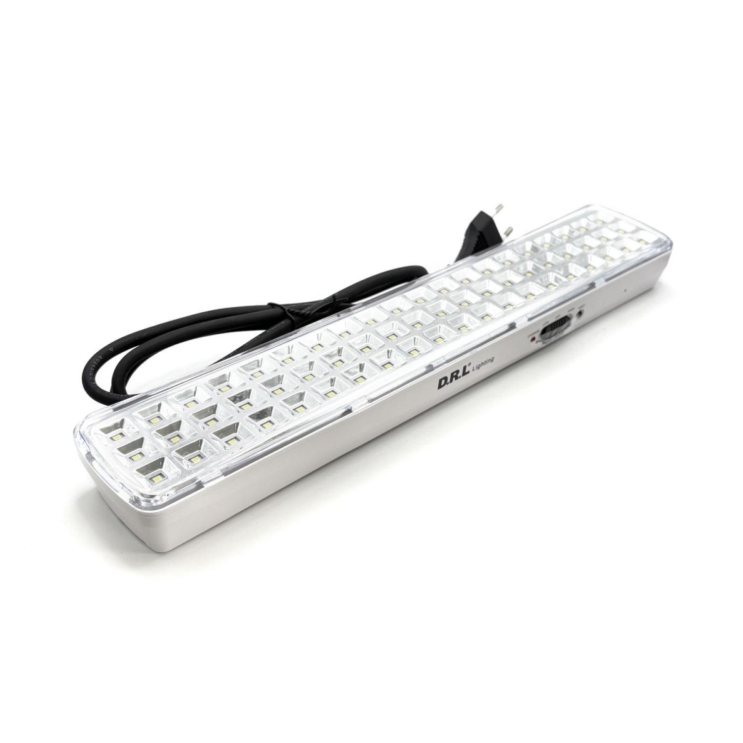 Lámpara Emergencia Led 5w Batería Recargable 60led 400lm Blanco-0