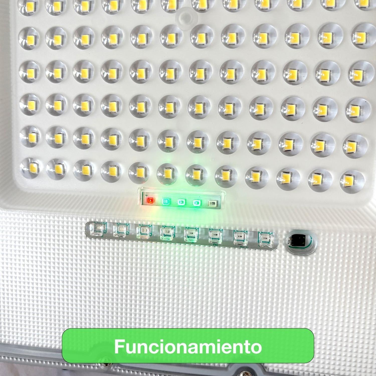 Foco Proyector Solar Led Exterior Itd 150w Luz Fría Ip65 Negro Blanco Frío-4