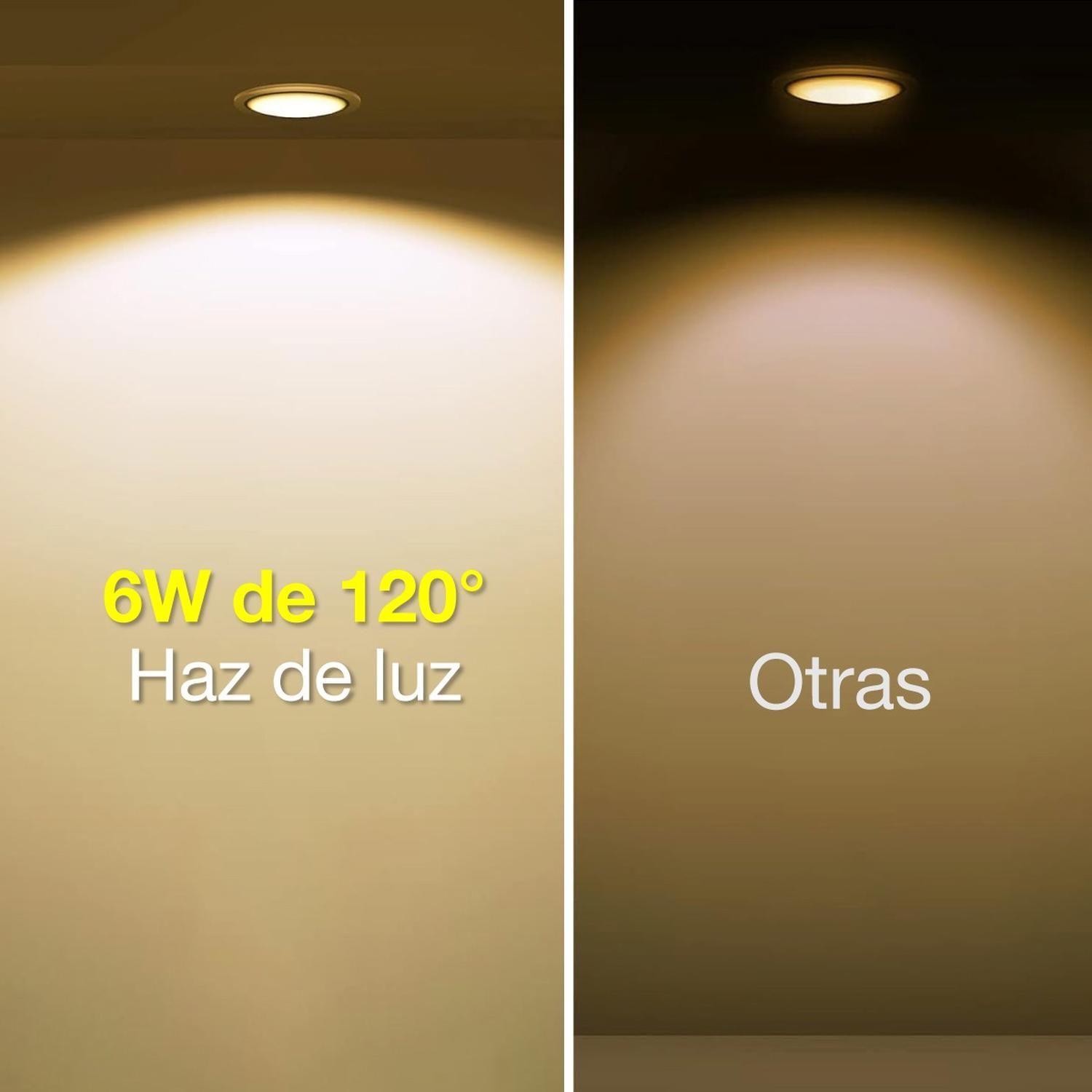Pack 10 Ampolleta Led Gu10 Drl 6w 390lm Cálida O Blanca-4