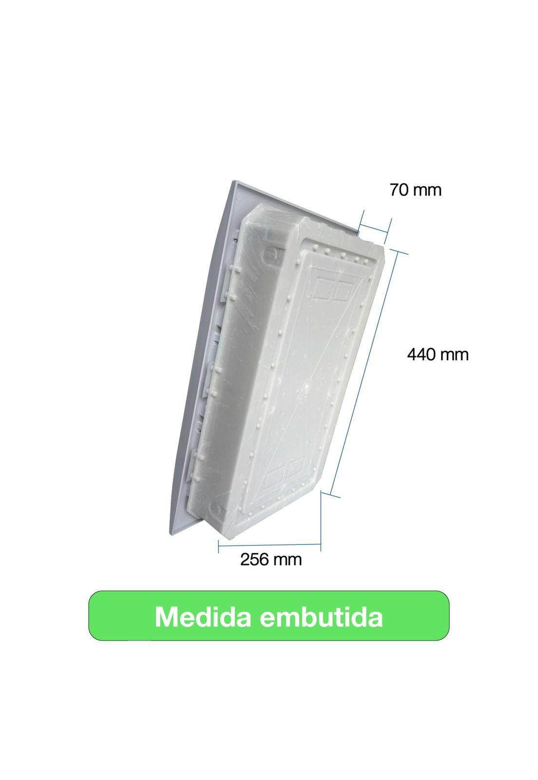 Tablero Eléctrico Embutido Drl 36 Modulos Tapa Blanca Sec.-5