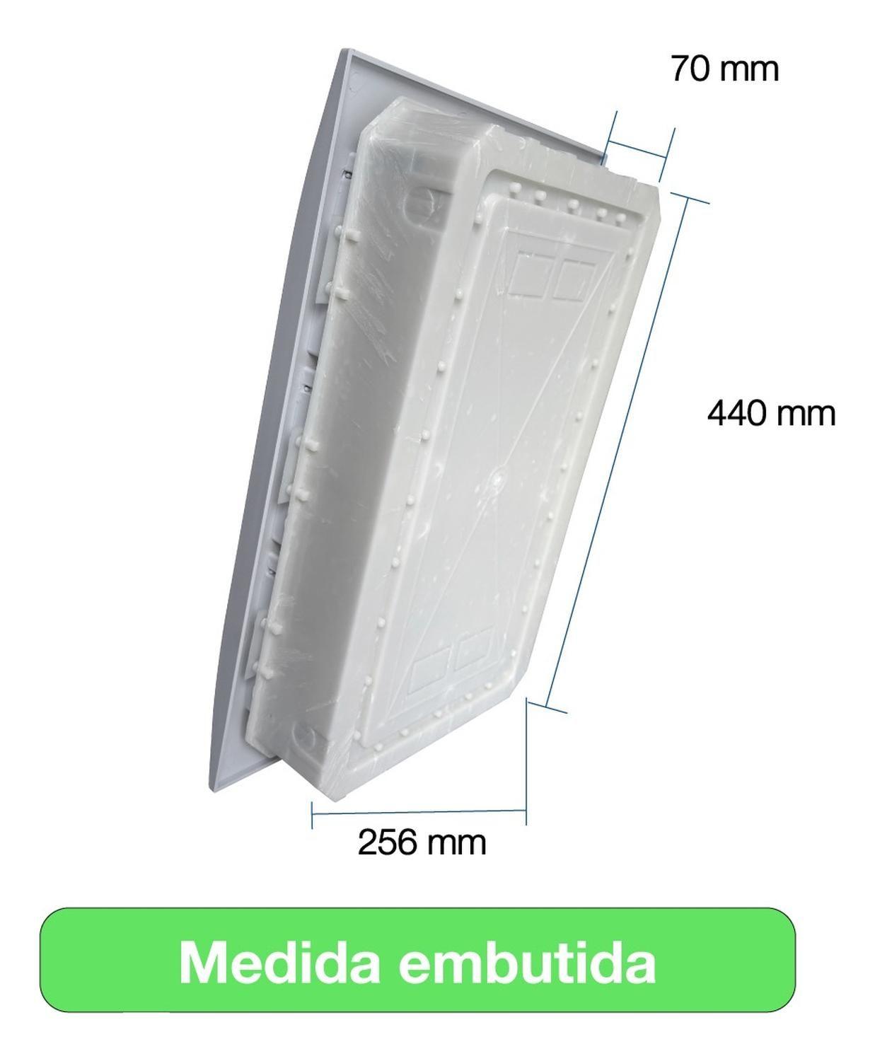 Tablero Eléctrico Embutido Drl 36 Modulos Tapa Blanca Sec-5