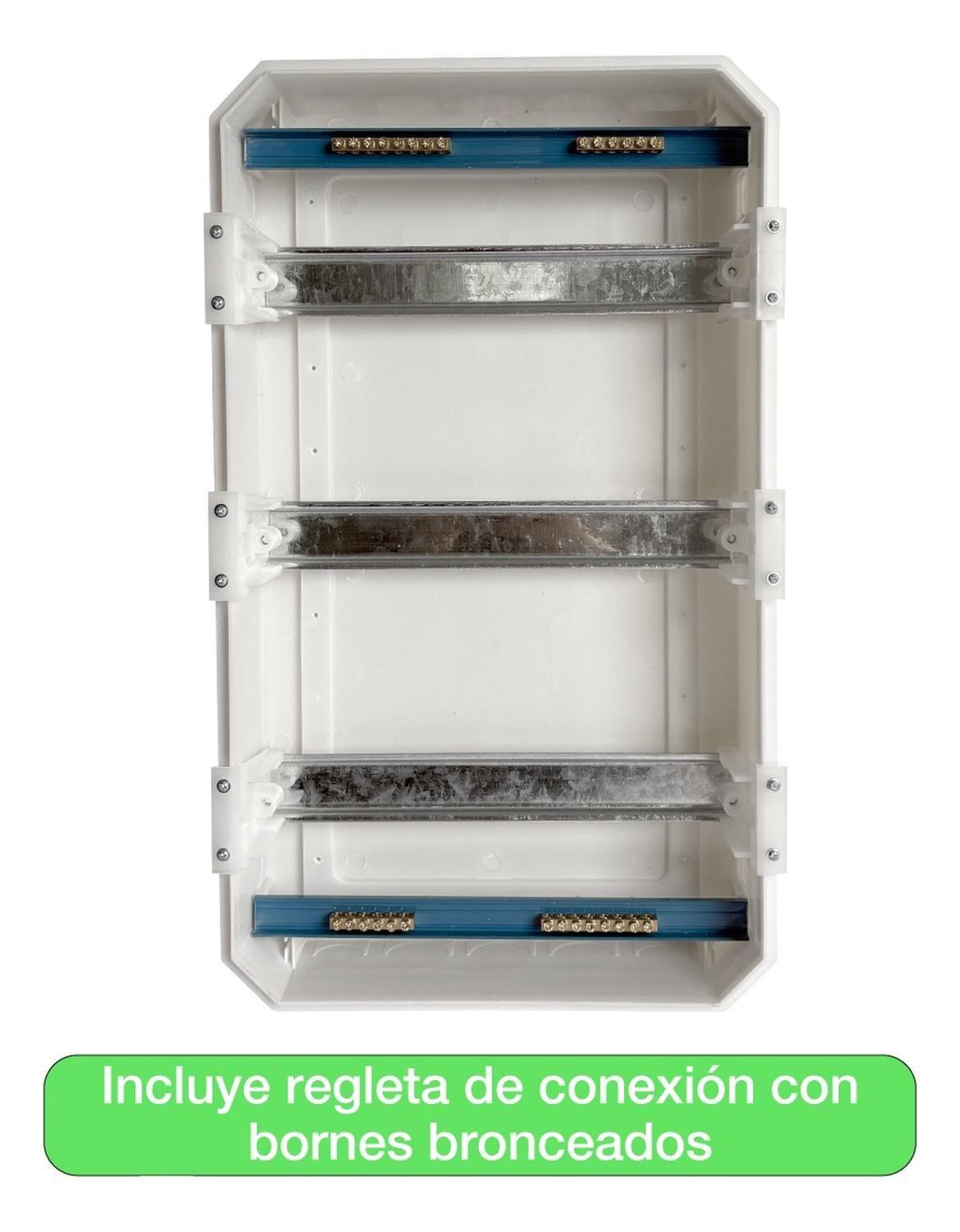 Tablero Eléctrico Embutido Drl 36 Modulos Tapa Blanca Sec-6