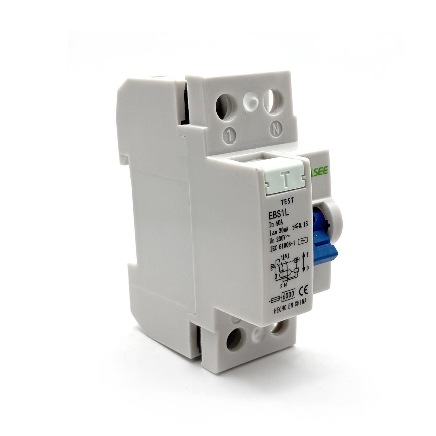 Interruptor Diferencial Ebasee 2x 40a C 6ka Certificado-2