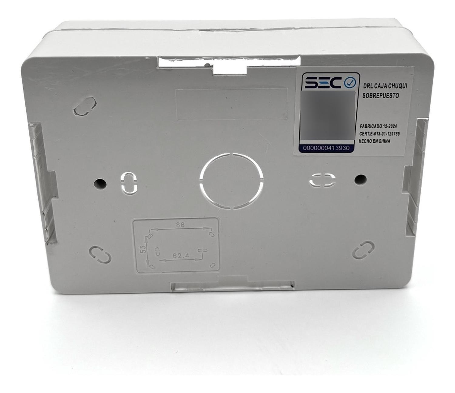 Pack 30 Caja Chuqui Sobrepuesta Pvc con tornillos Certificada-4
