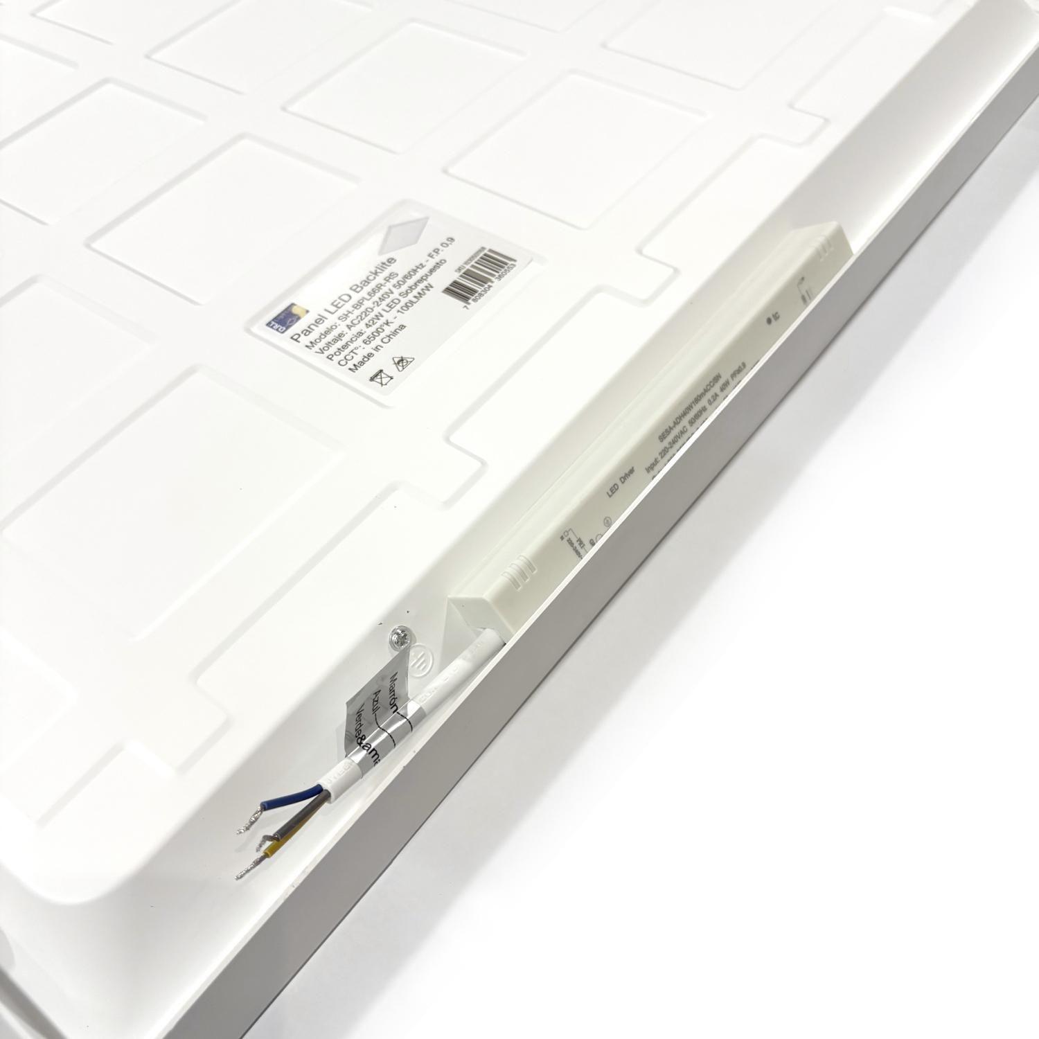 Panel Led 42w Backlite Sobrepuesto 595x595 4200lm Luz Blanca-3