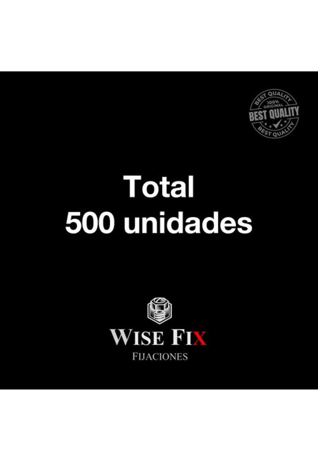 5 Cajas Tornillo Volcanita Wisefix P/fina Negro 6x1 1/4 500u.-5