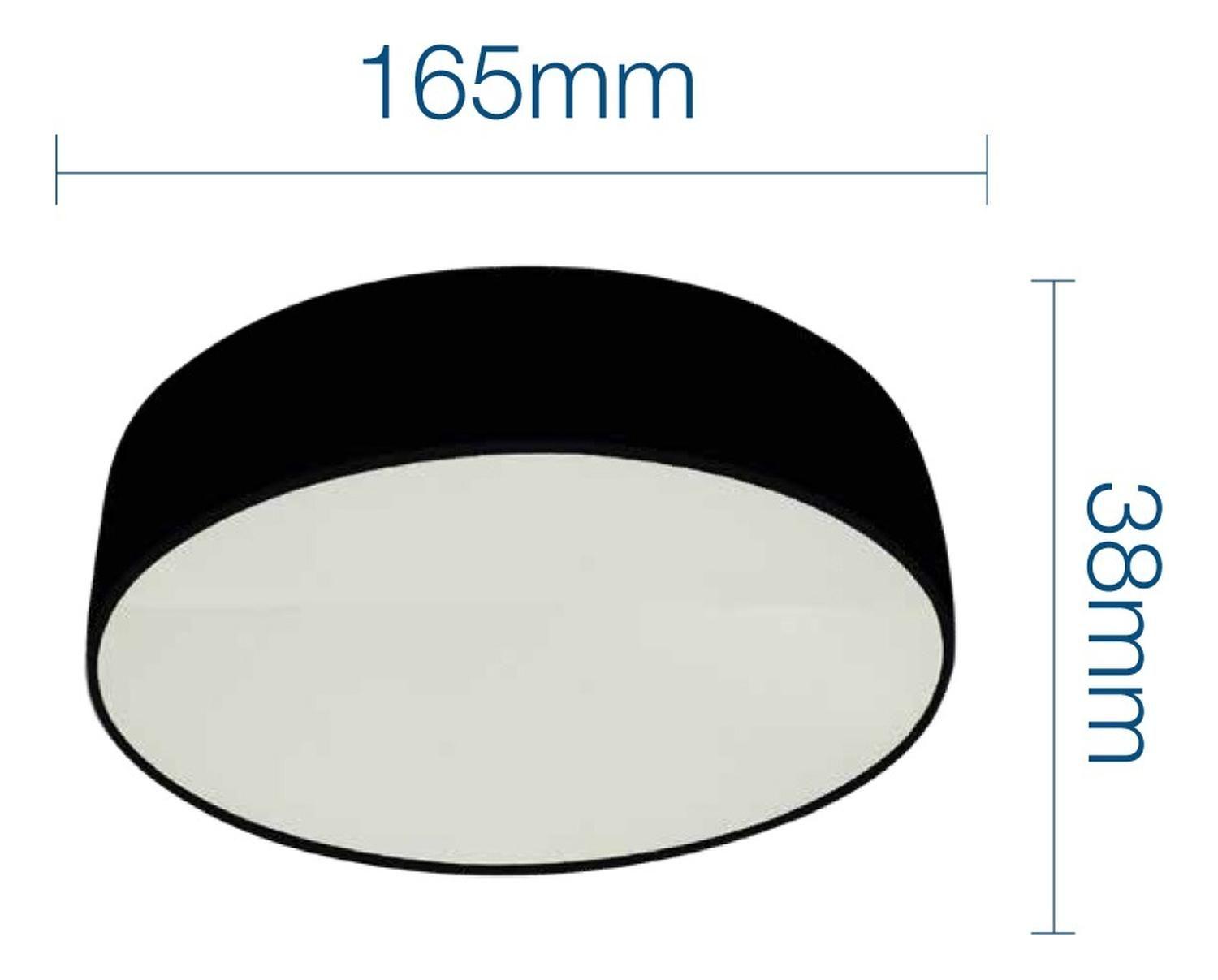 Foco Plafon Panel Led Redondo Sobrepuesto Itd Deco 22w 6000k-7