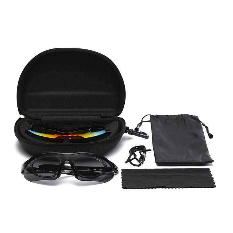 Lentes Deportivos 5 Cristales Intercambiables con Accesorios-2