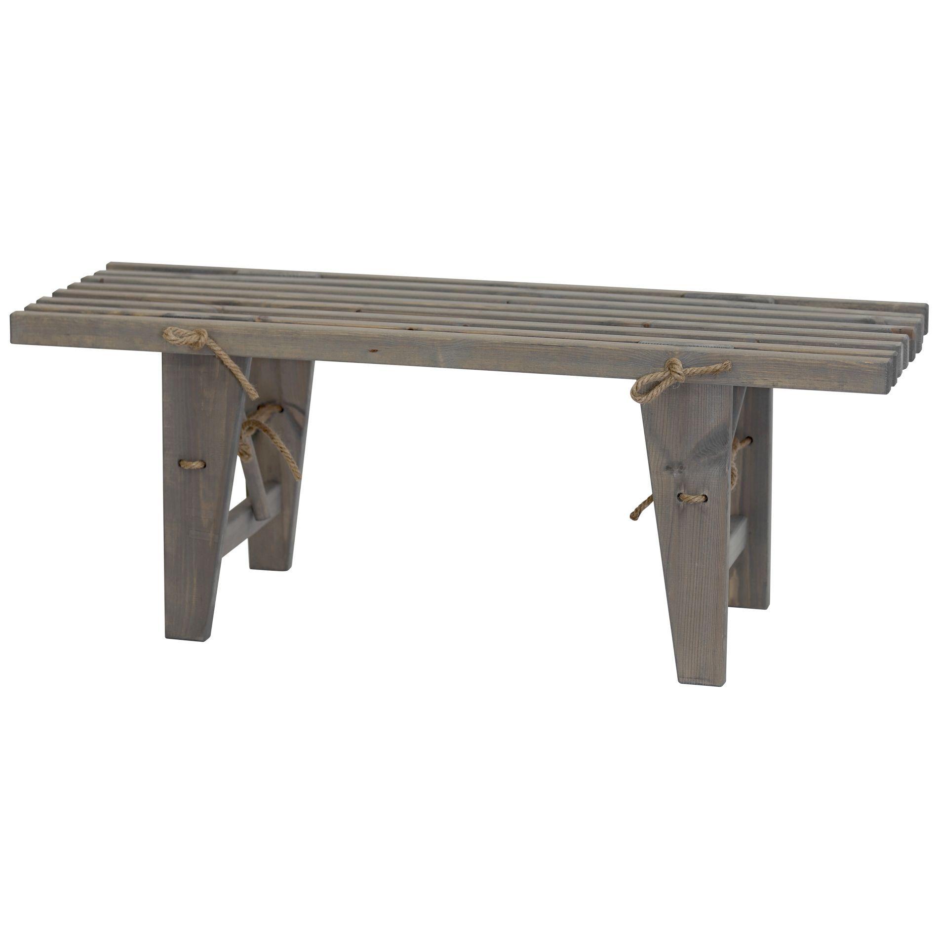 Banca Finlandesa 1.20 m Madera Pino Silvestre Europeo Gris Aceitado / Uso interior y exterior-0