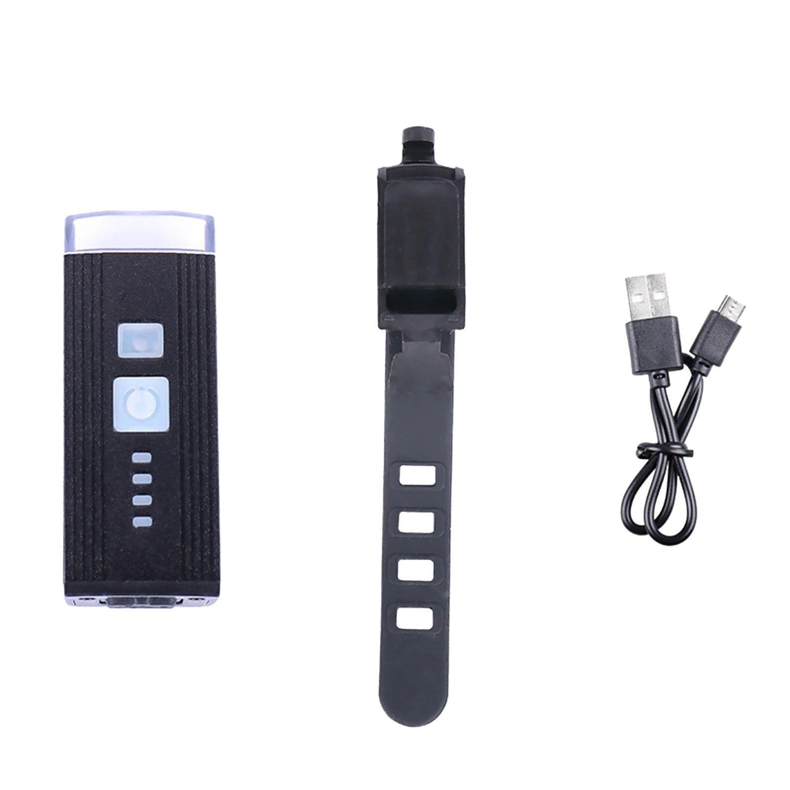 Luz Bicicleta Frontal Negro-1