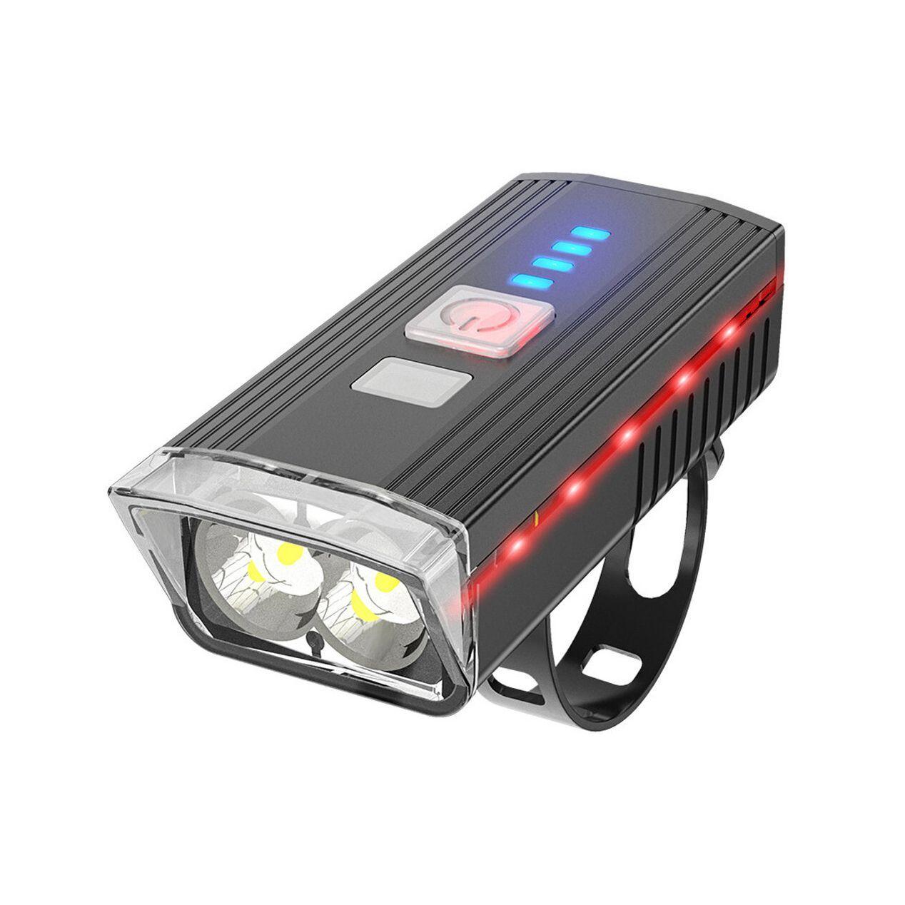 Luz Bicicleta Frontal Negro-0