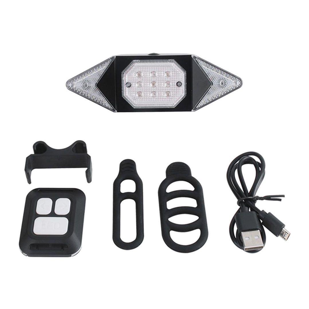 Luz Trasera Para Bicicleta Con Direccionales-3