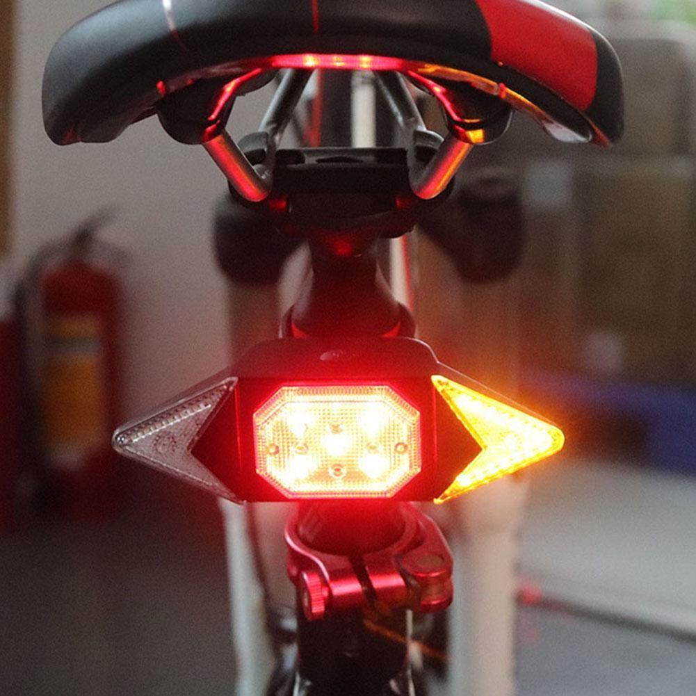 Luz Trasera Para Bicicleta Con Direccionales-5