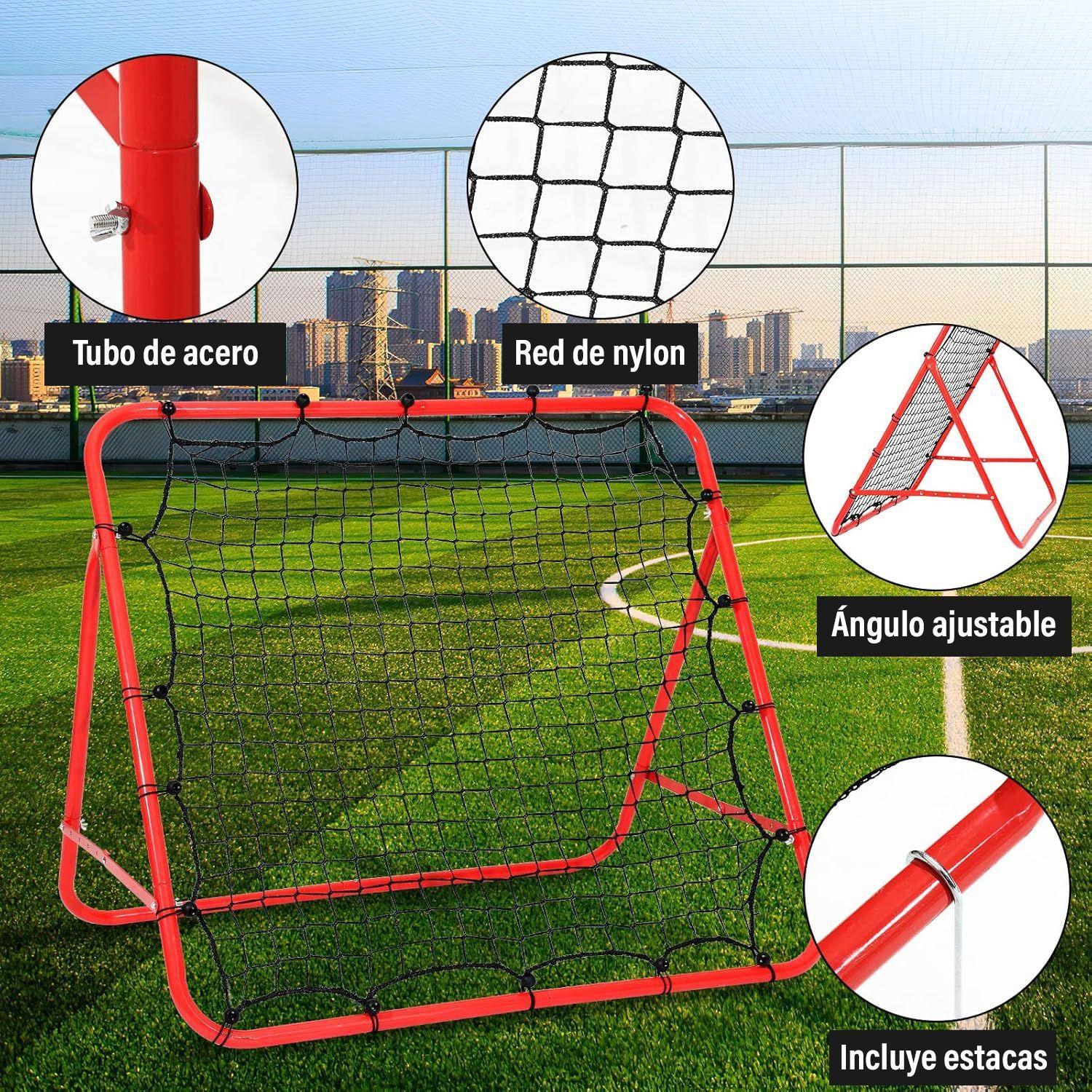Rebotador de Fútbol para Entrenamiento Rojo-5