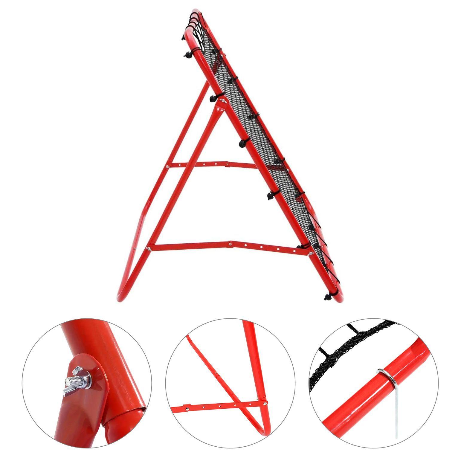 Rebotador de Fútbol para Entrenamiento Rojo-6
