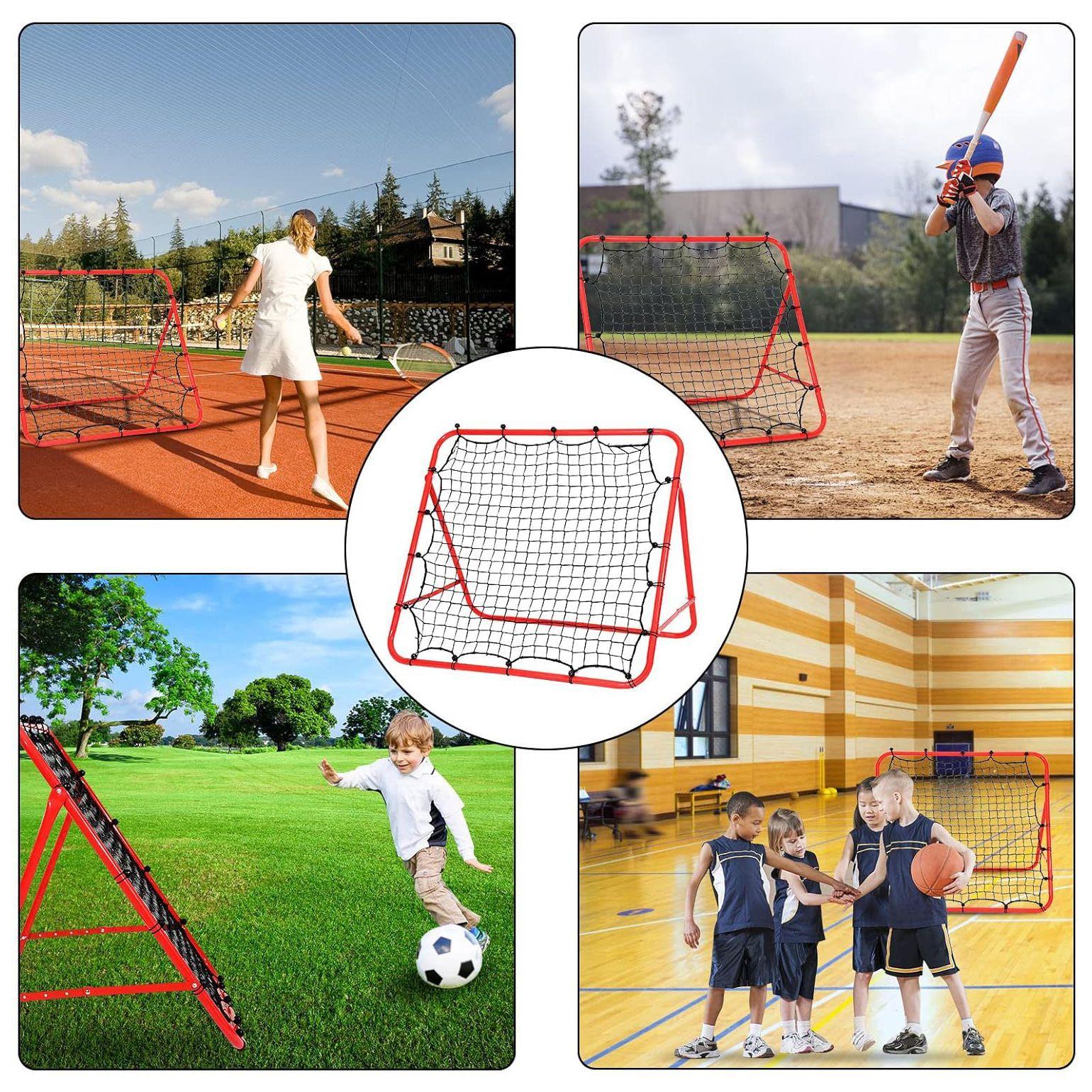 Rebotador de Fútbol para Entrenamiento Rojo-7