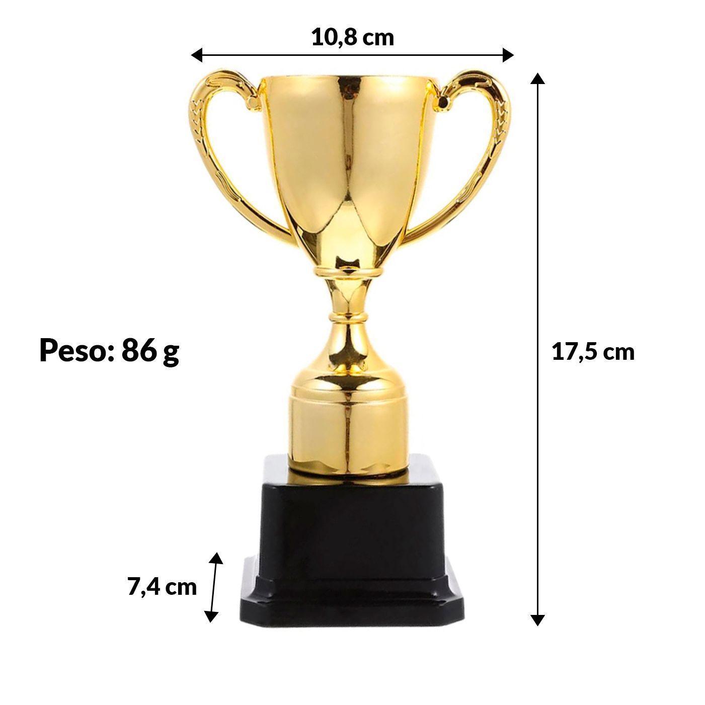 Copa Trofeo Deportivo Plástico/Resina 17,5 cm-3