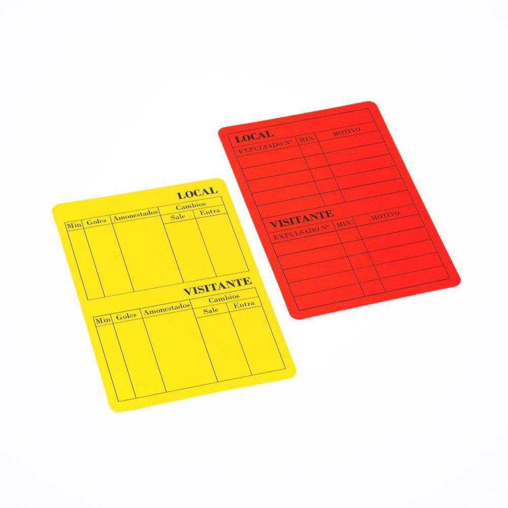 Set de Tarjetas para Árbitro Flúor-4