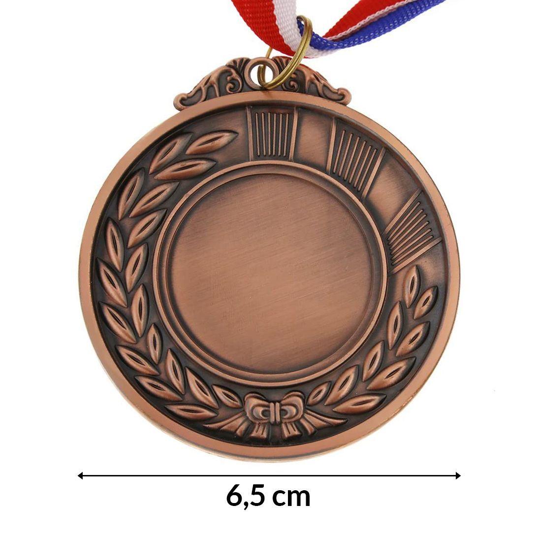 Medalla Premiación Deportiva 6,5 cm Dorada-2
