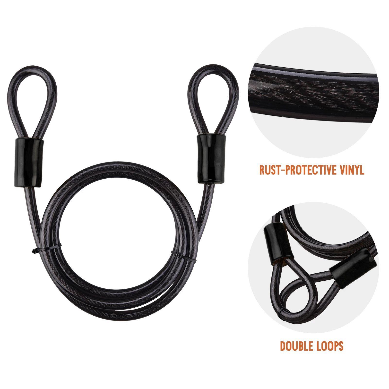 Candado Bicicleta U Con Cable -5