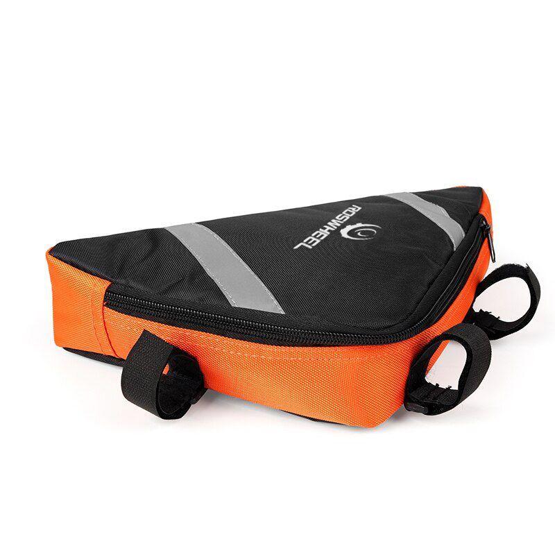 Bolso Triángulo para Bicicleta Reflectante Naranja -2