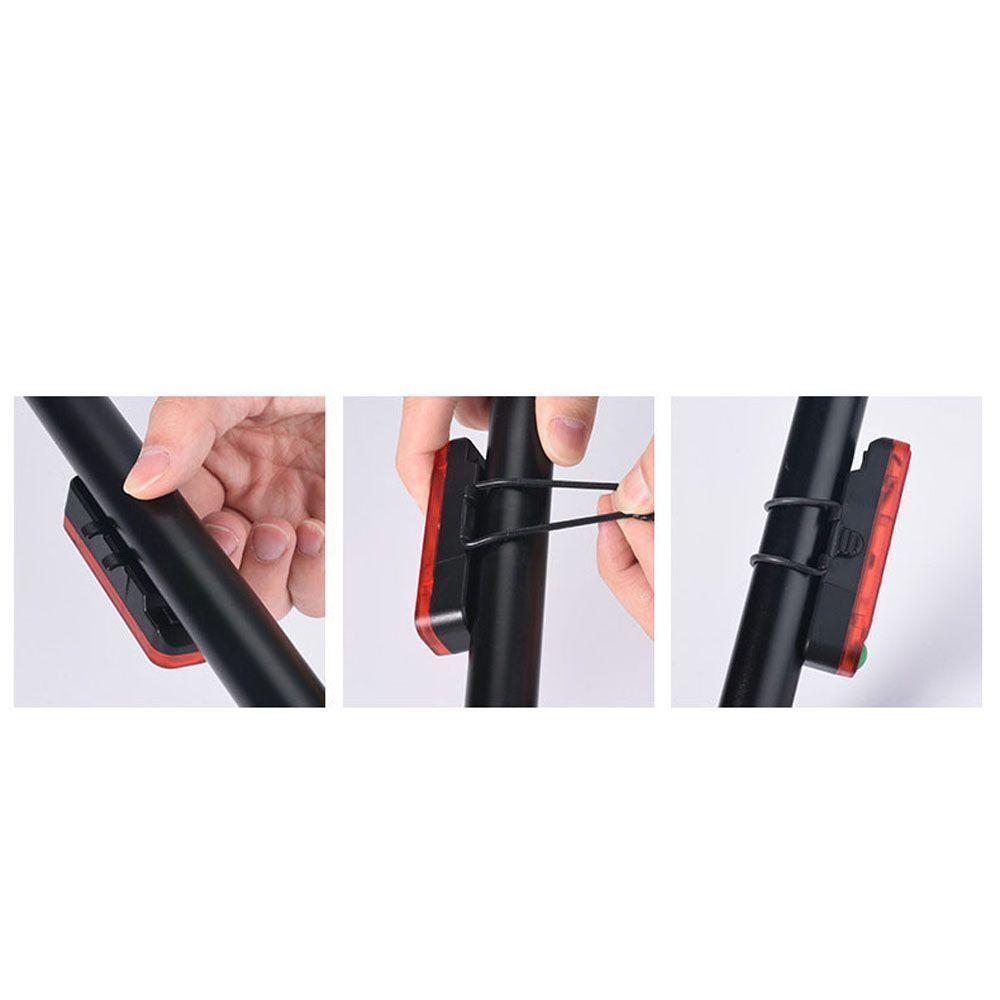 Luz Bicicleta Trasera 5 LED Rojo-13