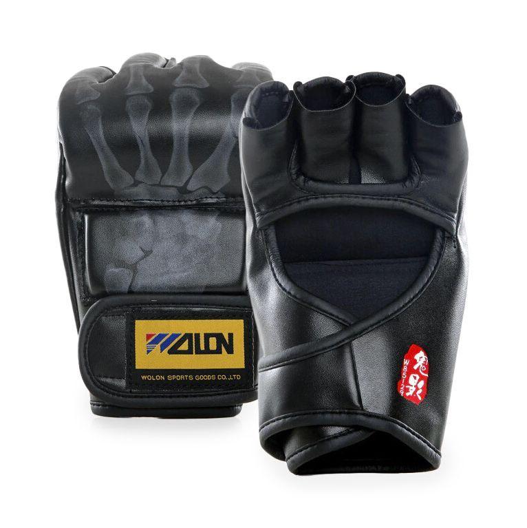 Guantes MMA & Kickboxing Negros-1