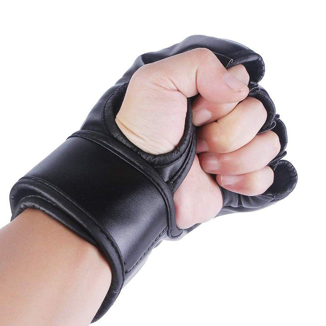 Guantes MMA & Kickboxing Negros-4