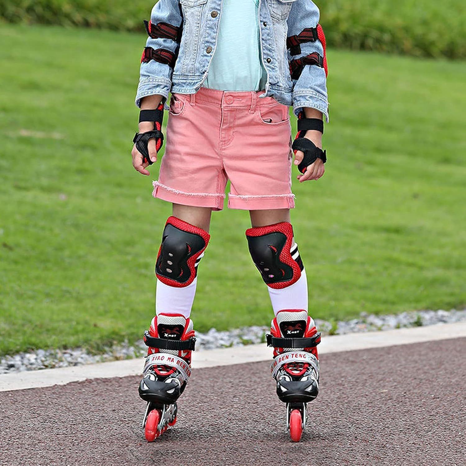 Patines En Linea Para Niños Ajustables Azul-6