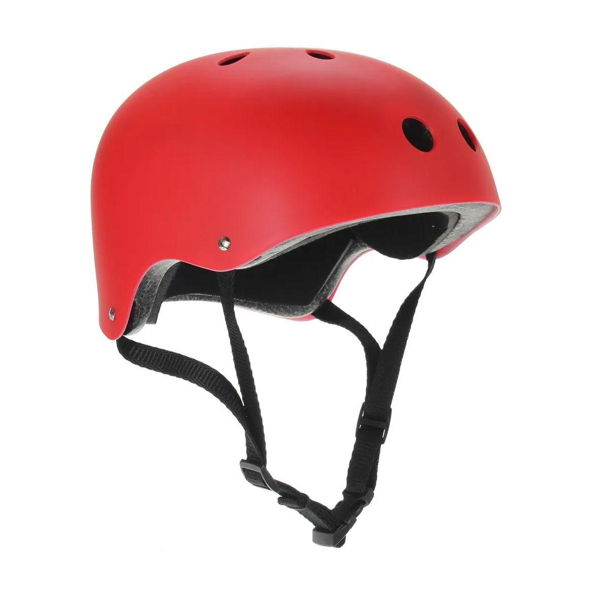 Casco para Bicicleta Roller Skate Rojo Opaco-0