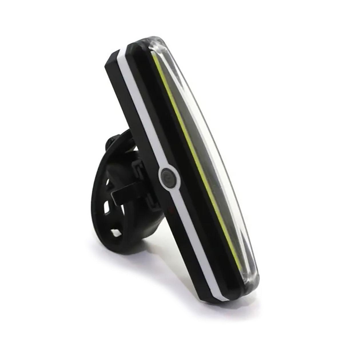 Luz Led Trasera Para Bicicleta Blanco Rojo-0