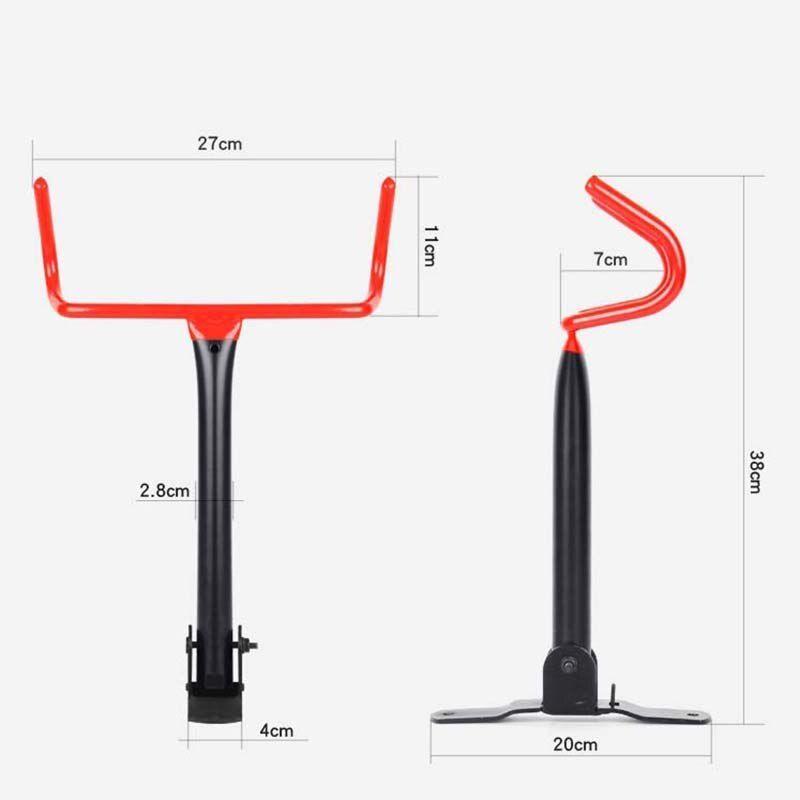 Gancho Para Colgar Bicicleta Rojo-3