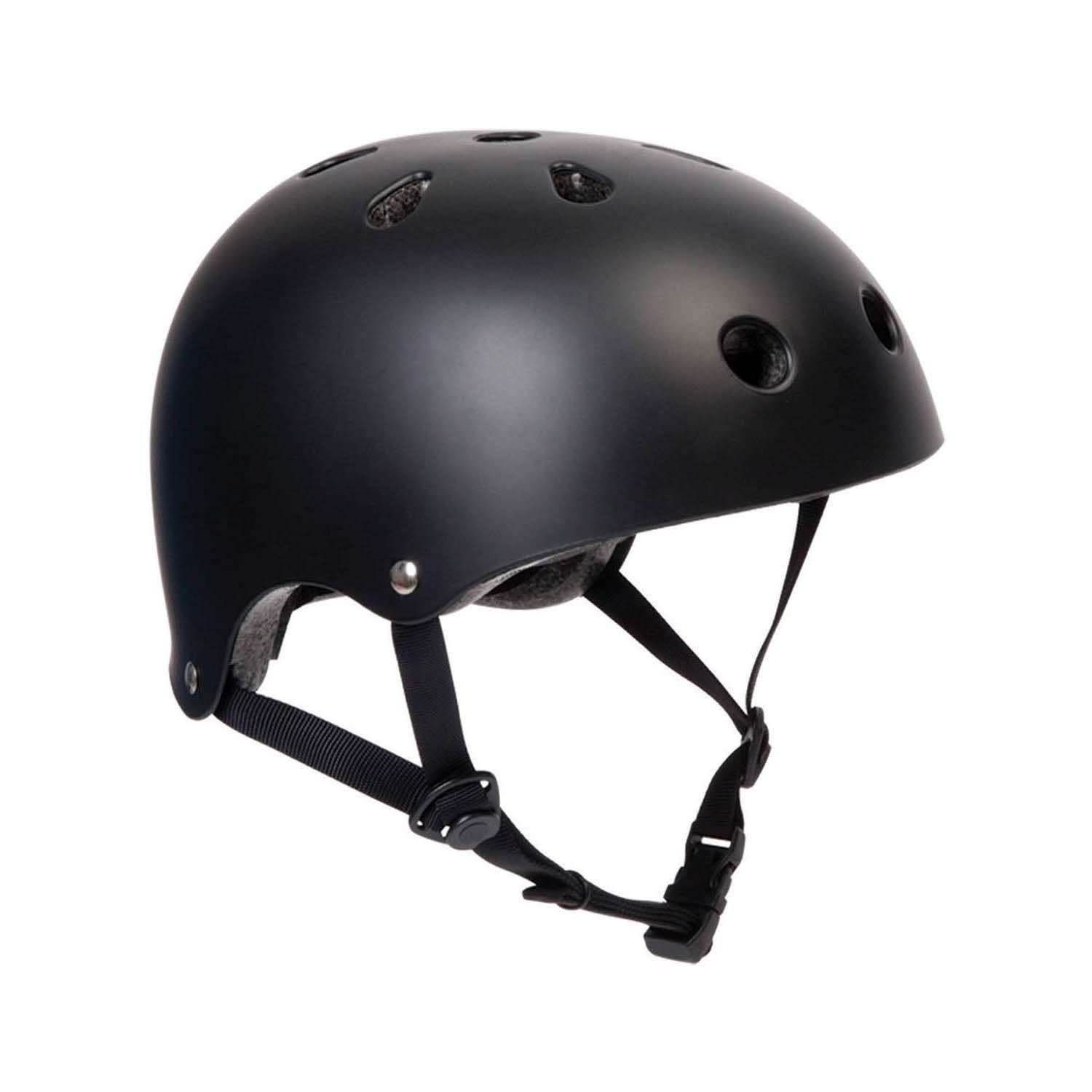 Casco para Bicicleta Roller Skate Negro Opaco-0
