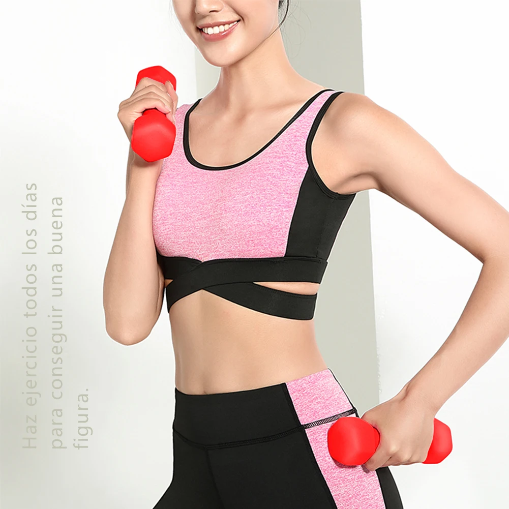 Mancuerna 2 Kg Hexagonal cubierta de Neopreno Unidad-2