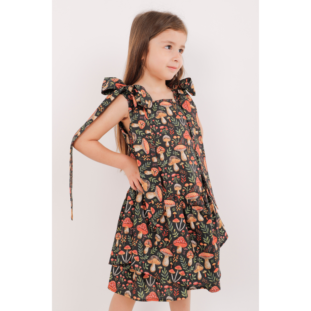 Vestido Expansible con Lacitos en Hombro-2