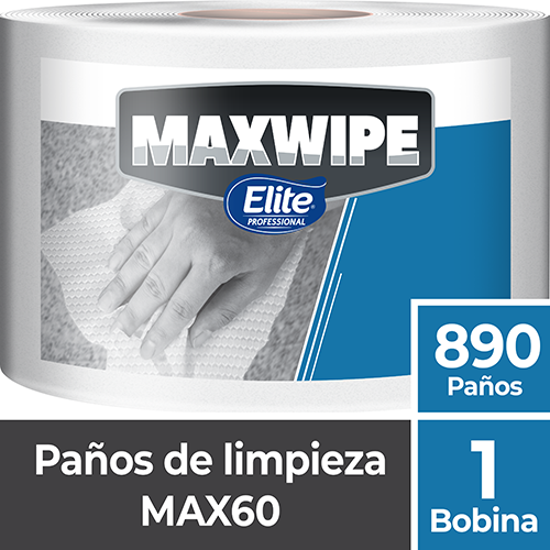 Paño Max 60 Bobina 1 Un x 890 Paños Maxwipe-0
