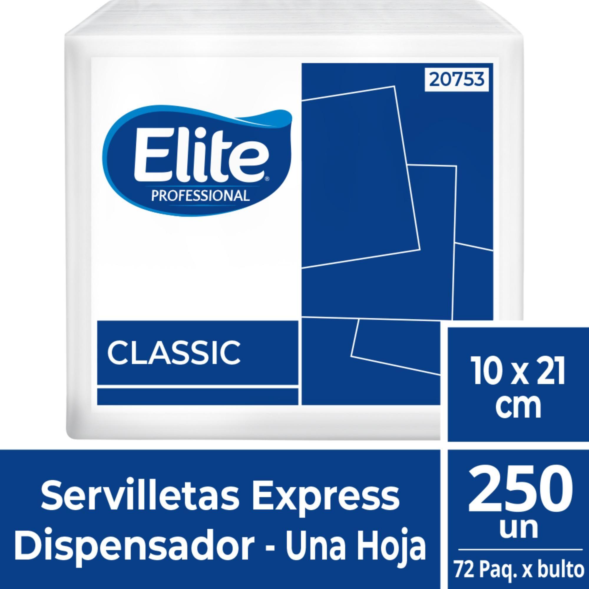 Servilleta Interfoliada Elite Pro Una Hoja x 250 Un-0